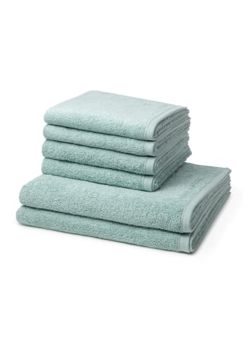 Ross 4 X Handtuch 2 X Duschtuch im Set Vita in Jade
