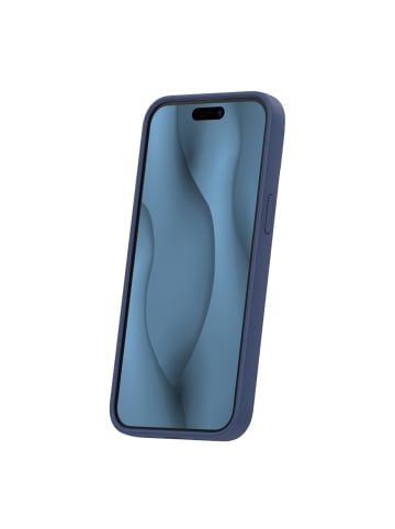 COFI 1453 TFO Silicone Thin Mag kompatibel mit Apple iPhone 16 Pro Max in Dunkelblau