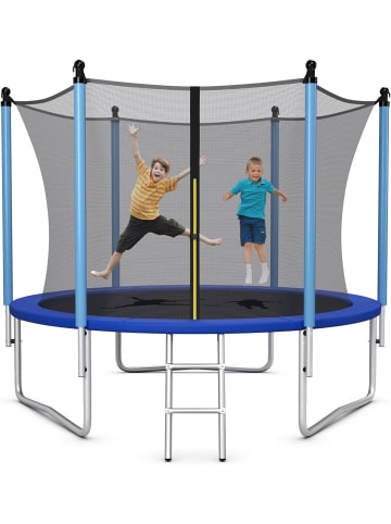 COSTWAY Trampolin φ244cm Outdoor in Blau