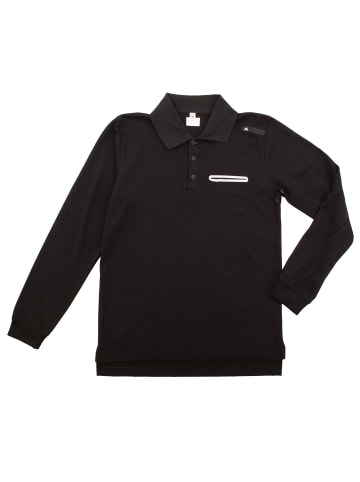 adidas Shirt Climalite Longsleeve Polo in Schwarz