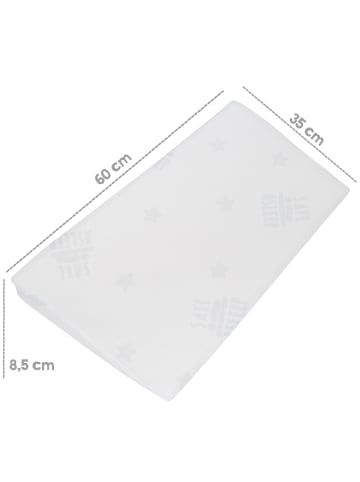 roba safe asleep® Keilkissen Air, Jacquard-Bezug, gelochter Kern