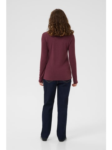 CULTURE T-Shirt kurzarm CUalexandra Classic fit in Decadent Chocolate