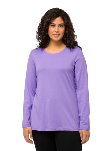 Ulla Popken Shirt in blauer flieder