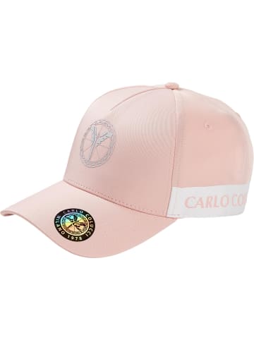 Carlo Colucci Baseball Cap DaCampo in Rosa