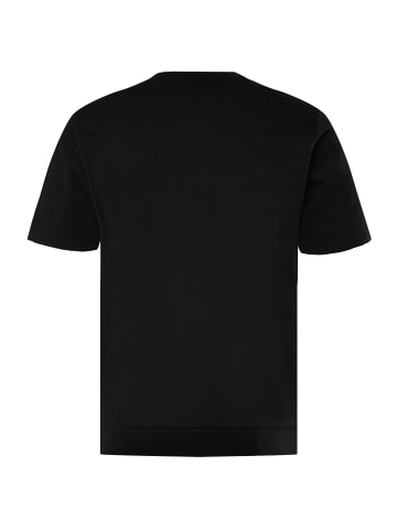 Men Plus Kurzarm T-Shirt in schwarz