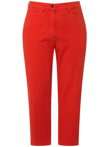 Ulla Popken Caprijeans in dunkelorange