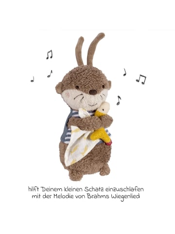 Fehn Mini-Spieluhr 20 cm - Otter in braun,bunt