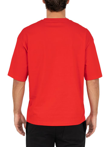Reichstadt Reichstadt Regular Fit T-Shirt Herren Shoulder Drop 25RS071 Red 3XL