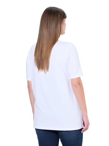 Ulla Popken Shirt in schneeweiß