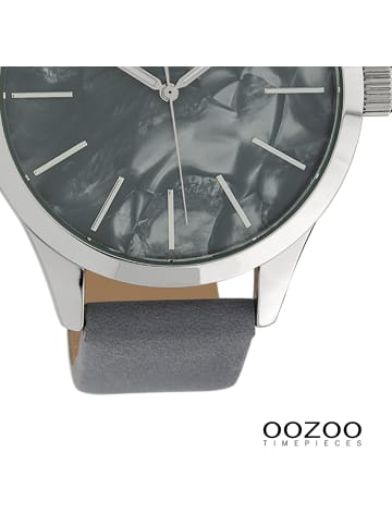 Oozoo Armbanduhr Oozoo Timepieces grau groß (ca. 45mm)