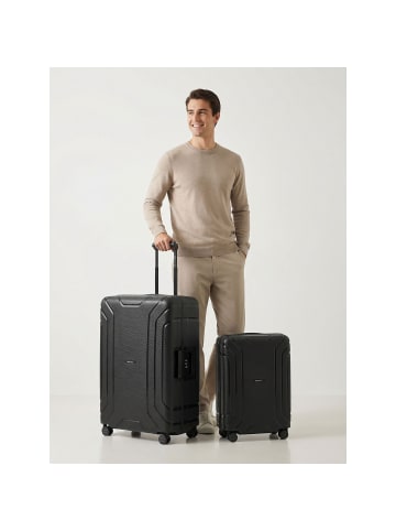 Redolz Essentials 15 4-Rollen 15 Kofferset S+L mit Dreipunktverschluss deep black