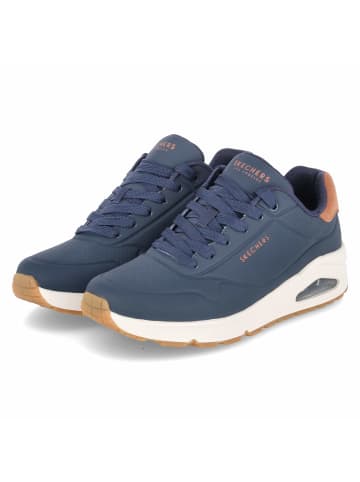 Skechers Low Sneaker UNO SUITED ON AIR in blau