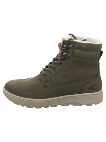 Dockers by Gerli Damenschnürrstiefel warm flach  in gruen