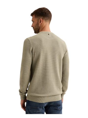 PME Legend Pullover R-NECK COTTON MODAL in Beige