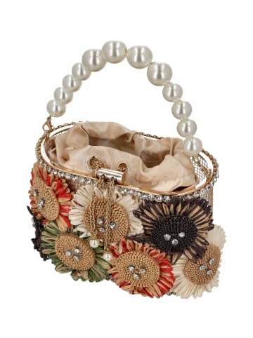 usha FESTIVAL Women Handbag in Beige Multicolor