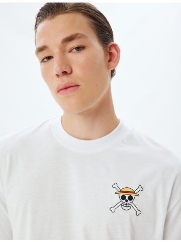 KOTON T-shirt in Weiß