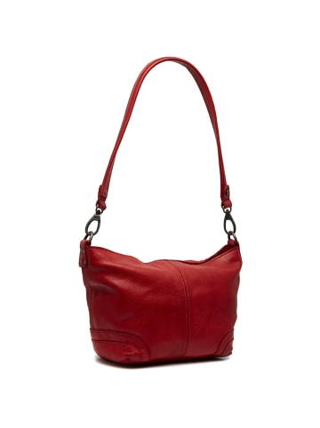 The Chesterfield Brand Lucy Schultertasche Leder 22 cm in red