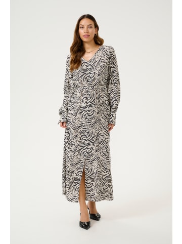 Kaffe Kleid KAjodie Loose fit in Black Oyster/Moonstruck Animal