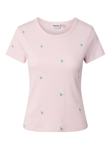 Pieces T-Shirt in Pink-A-Boo