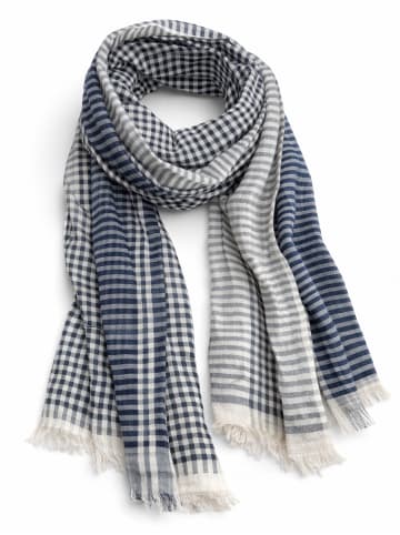 collezione alessandro Schal " Nordeney " in blau