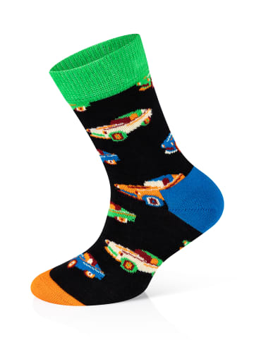 Happy Socks Socken 4-Pack Kids 3D Hotdog-Car in multi_coloured