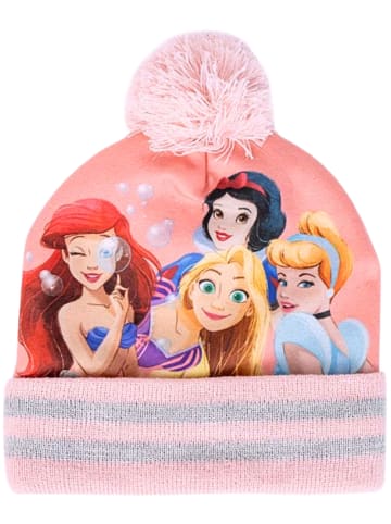 Cerda 2-tlg. Winter Set: Disney Princess Bommelmütze & Handschuhe in Rosa