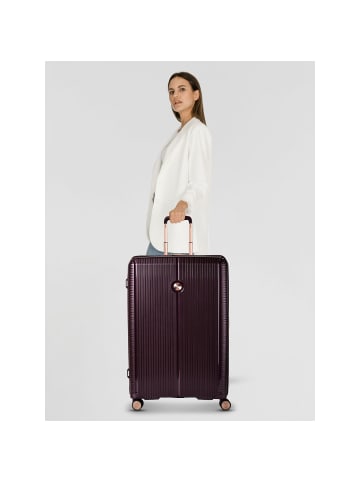 Polestream Paris 4 Rollen Trolley 78 cm in amethyst metallic