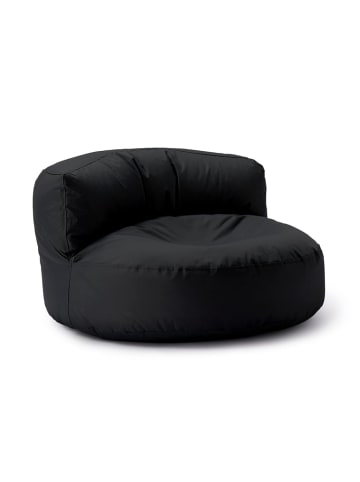 Lumaland Outdoor Sitzsack Lounge Sitzsack Sofa 320l - 90 x 50 cm Schwarz