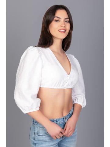 Edelnice Dirndlbluse Mariella in weiß