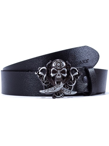 Cipo & Baxx Herren Gürtel in Black