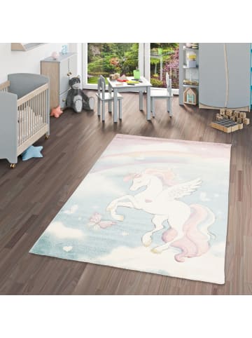 Pergamon Kinderteppich Maui Kids Einhorn in bunt