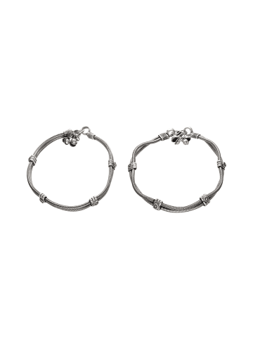 gaya Damen Fußkettchen in Silber Mehrfarbig