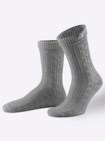 WITT WEIDEN Trachtensocken in grau-meliert