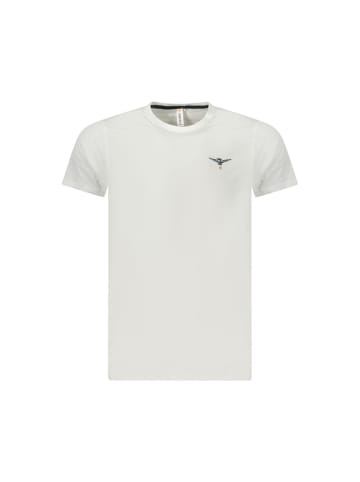 ACCADEMIA MILITARE Weiß Herren T-Shirt aus Baumwolle