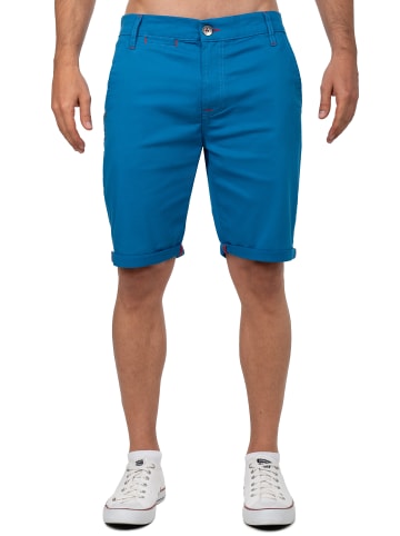 Cipo & Baxx Herren Regular Fit Shorts Logo-Detail in Saxeblue