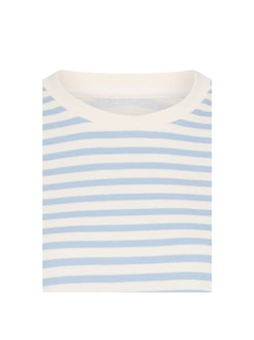 Camel Active Sweatshirt in soft blue stripes