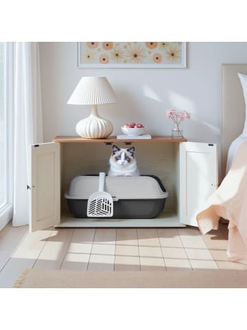 Feandrea Katzentoilette Boxal in Grau - (B)56 x (H)23.5 x (T)42 cm