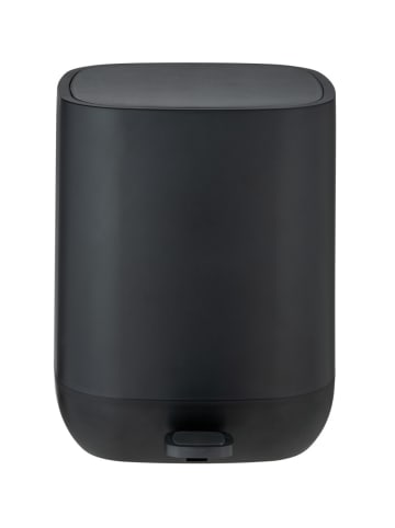 Wenko Treteimer Mod. Davos, Schwarz 6,5 L, Treteimer Davos, Schwarz 6,5 L in Schwarz