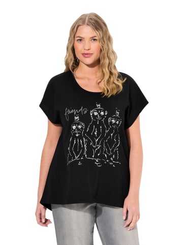 Ulla Popken Shirt in schwarz