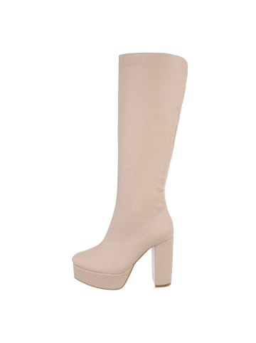 Ital-Design Stiefel in Beige