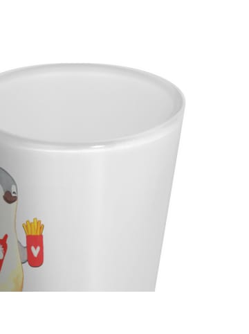 Mr. & Mrs. Panda Schnapsglas Pinguin Pommes ohne Spruch in Transparent