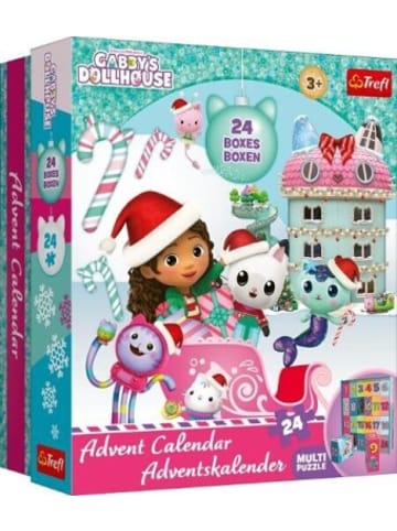 Trefl Spielzeug - Adventskalender 24 Minipuzzle a 24 Teile Gabbys Dollhouse