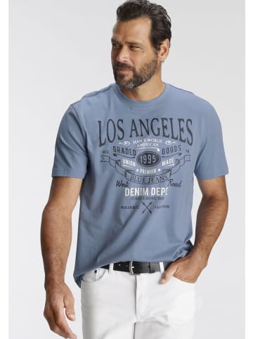 Man's World T-Shirt in blaugrau