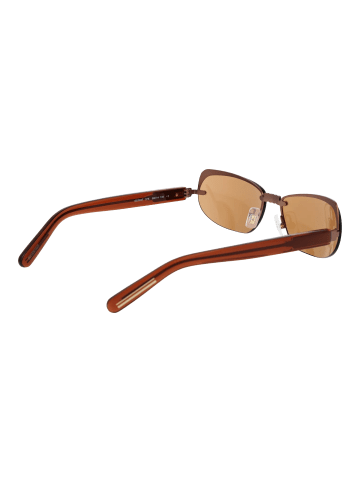 GCDS Unisex Sonnenbrillen Oval Braun