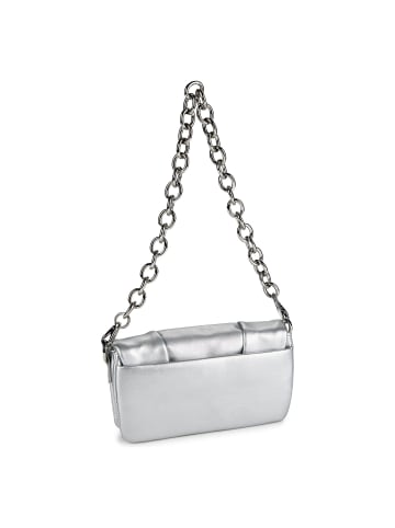 Valentino Katerina Mir Schultertasche 20.5 cm argento