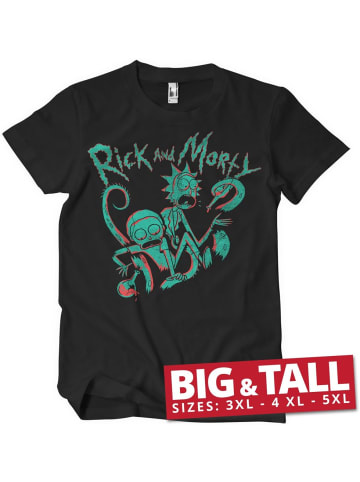 Rick and Morty T-Shirt in Schwarz