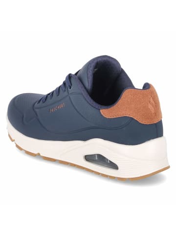 Skechers Low Sneaker UNO SUITED ON AIR in blau