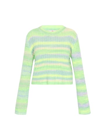 myMo Women Sweater in green multicolor