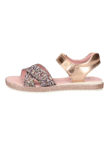Richter Shoes Sandalen in Gold/Rosa