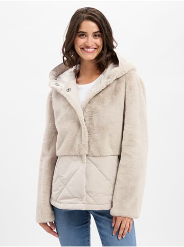 AMBER & JUNE Jacke in kitt
